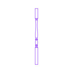 Buildings Balusters Spindles Classic Square Top Digital Sketch Svg Design, Free Vectors File